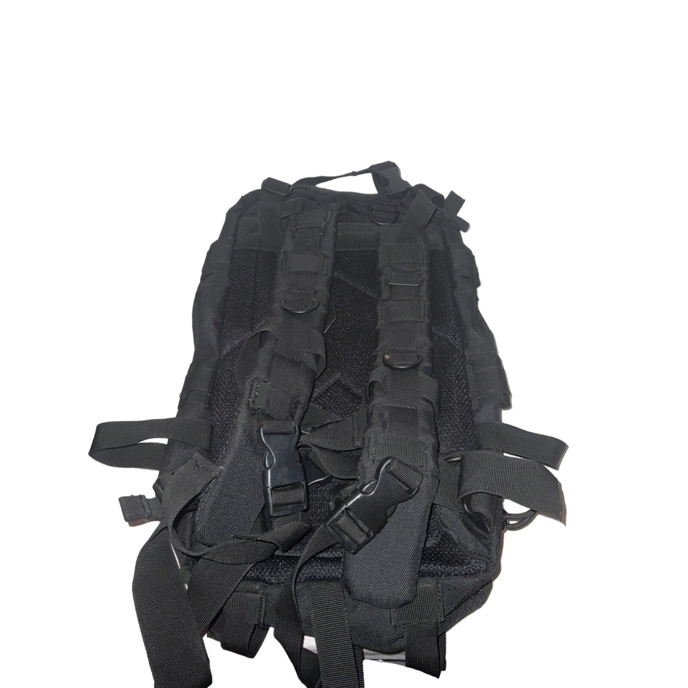 Medium Assault Backpack Black Tactical Padded Str… - image 3